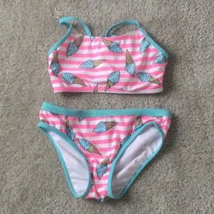 COPY - Pink and blue girl’s bikini